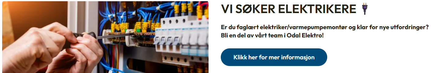 Odal Elektro AS – Din lokale elektriker i Innlandet
